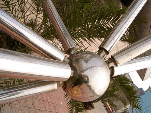 定西不锈钢螺栓球网架