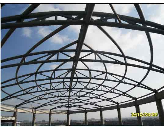 定西中煤朔州宾馆管桁架工程